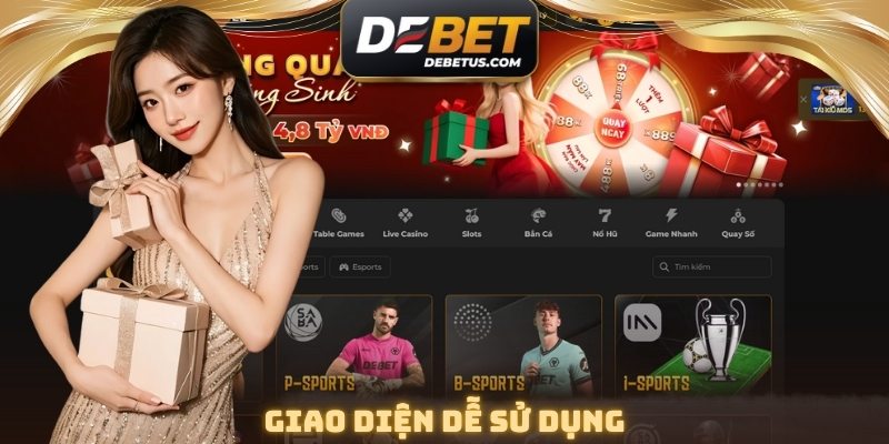 Giao diện cá cược hiện đại với thiết kế vô cùng thông minh