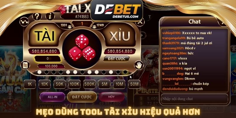 Mẹo dùng tool tài xỉu hiệu quả hơn