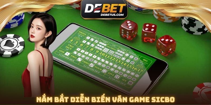 Người chơi cập nhật diễn biến của ván game Sicbo